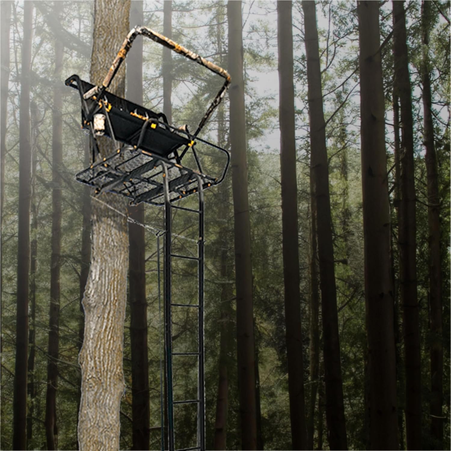 MUDDY Nexus XTL Ladder Tree Stand, 20ft, 500lb Capacity, 2-Person