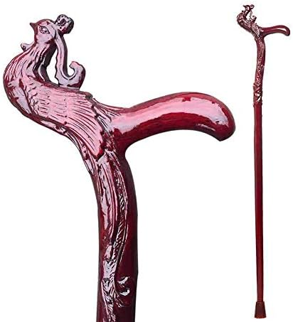 Gehstock für alte Männer, massiver Holzstock, rutschfeste Damen-Wanderstöcke aus Holz, Bergsteigerkrücke, 90 cm,E
