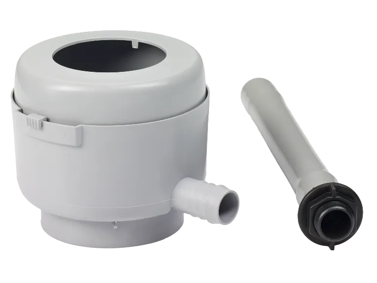 4rain Regentonne SLIM, 650 Liter Volumen, inklusive Auslaufhahn und Windsicherung