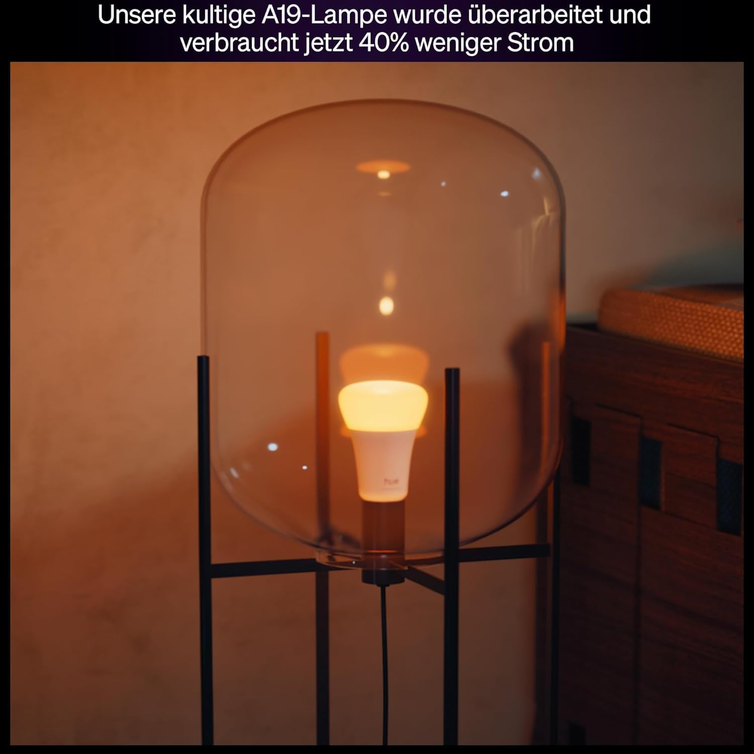 Hue Bundle – 4 x weiße Ambiance 1600 A67 E27 Smart-Leuchtmittel, extra hell, dimmbar, warmes bis kühles Licht, App- und Sprachsteuerung, funktioniert mit Alexa, Google Home und HomeKit