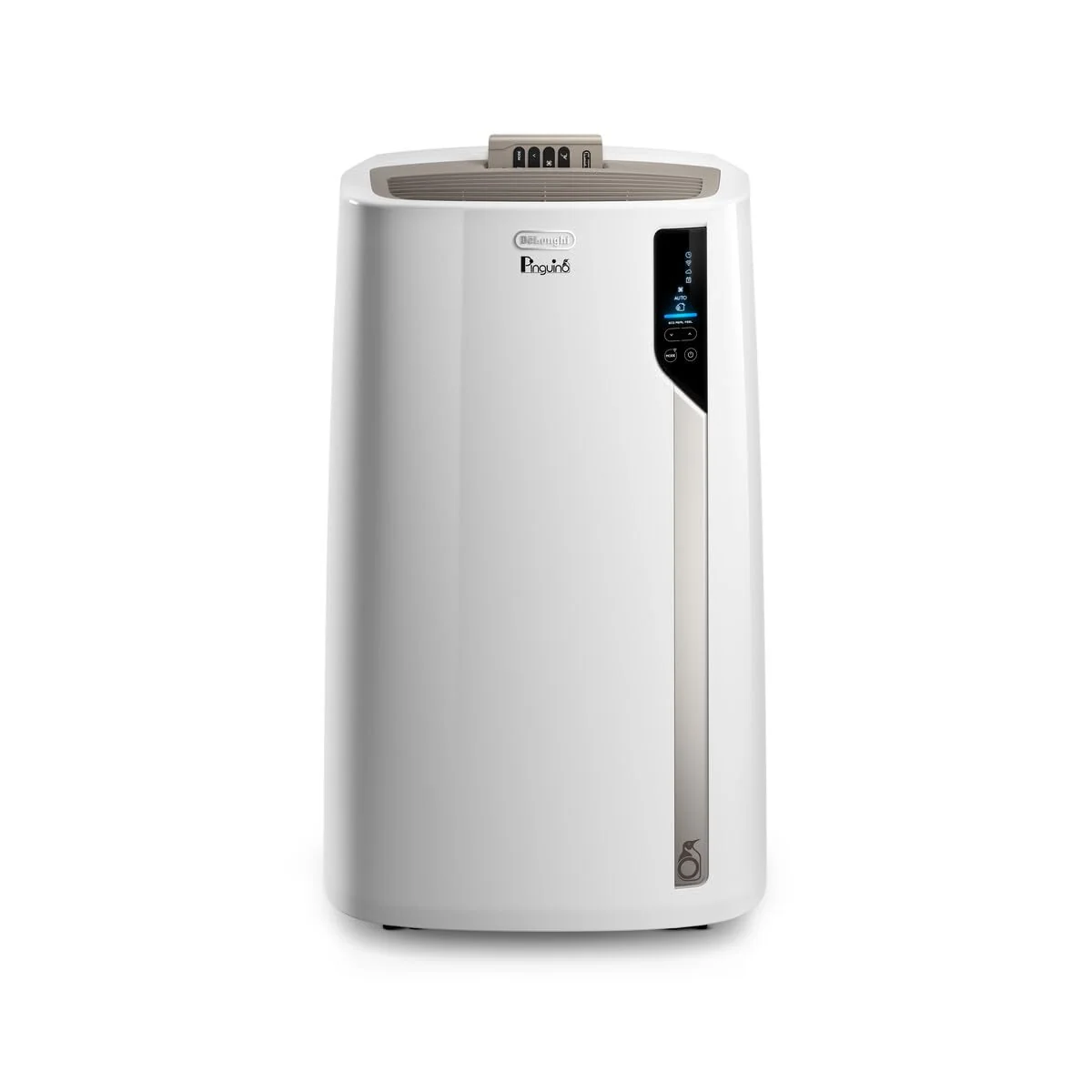 De'Longhi Pinguino Compact ES72 YOUNG, Mobiles Klimagerät, 8.300 BTU/h, für Räume bis zu 60m3, Entfeuchtungsfunktion, 24-Stunden-Timer, Energieeffizienzklasse A, Weiß
