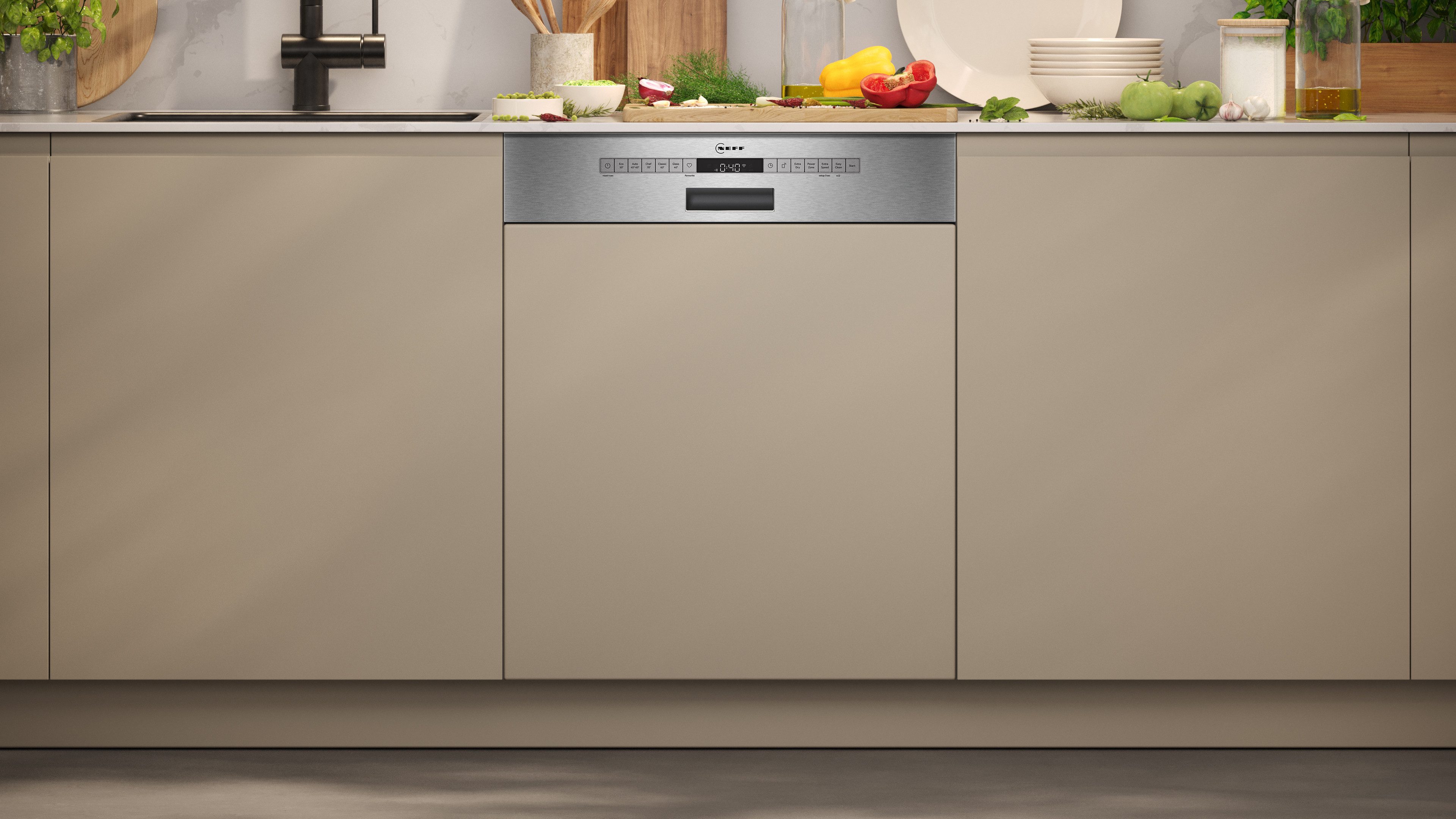 teilintegrierbarer Geschirrspüler S145EVS04E
