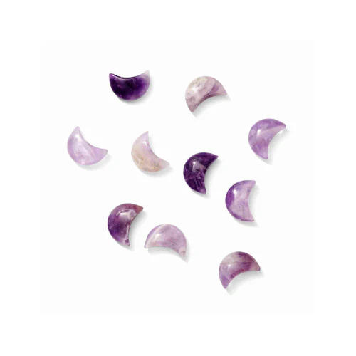 Amethyst Moon Crystal �� Intuition, Calm & Inner Flow