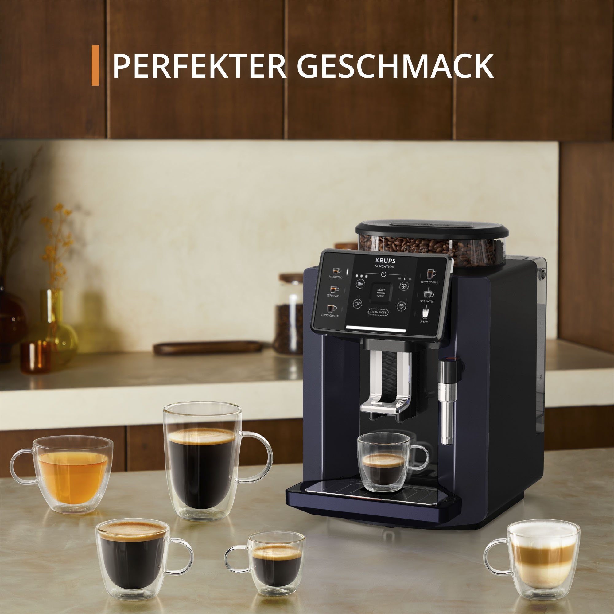Kaffeevollautomat EA910B.23 Sensation Milk Bundle
