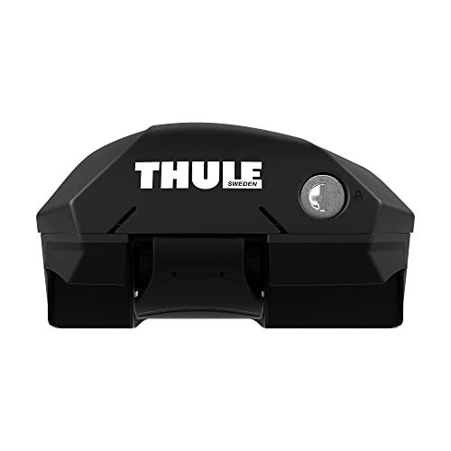 Thule Edge Raised Rail Piede per Veicoli Confezione da 4 Nero Black One Size : Auto e Moto