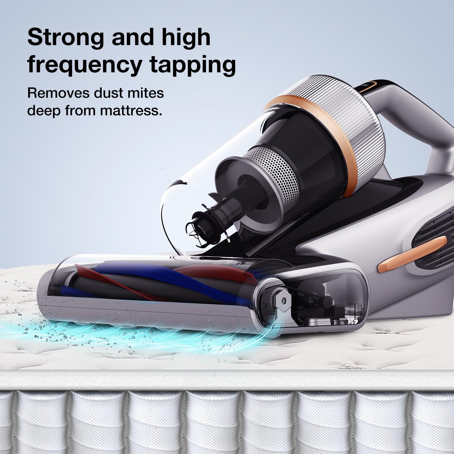 Milbensauger Jimmy BX7 Pro Max mit 700 W, UV-C-Licht und 65 °C Heißluft, Matratzenreiniger mit Milbensensor für Matratzen und Betten