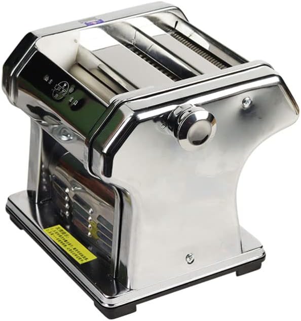 ORZSSJ Manuelle Nudelmaschinen, Edelstahl, Grau, Elektrische Nudelmaschine, automatische Nudelmaschine, kompakte Nudelmaschine für hausgemachte Nudeln