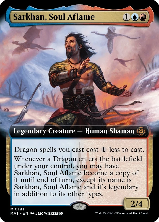 Sarkhan, Soul Aflame (Extended Art) (181) (March of the Machine: The Aftermath)