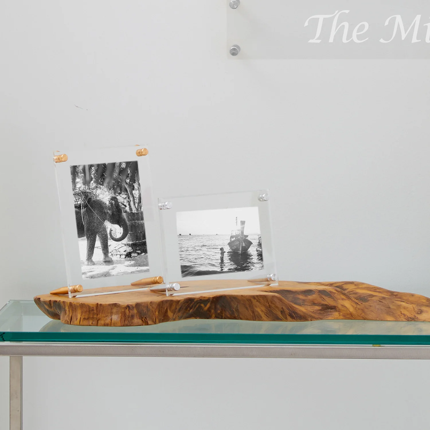 Acrylic Bevel Tabletop Float Frames