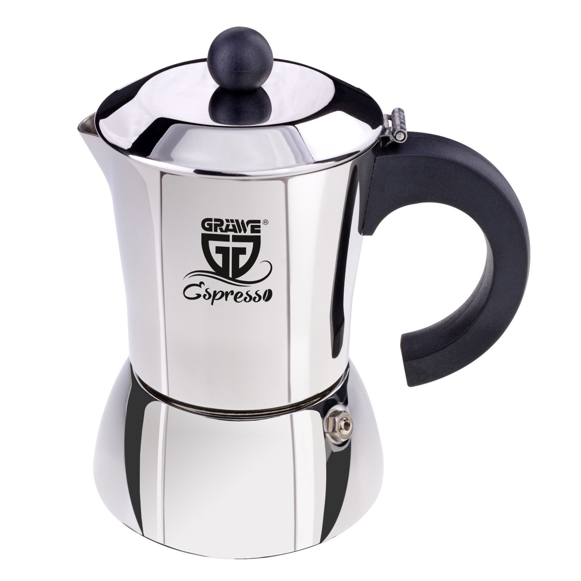 Espressokocher Gräwe Espressokocher 6 Tassen Edelstahl