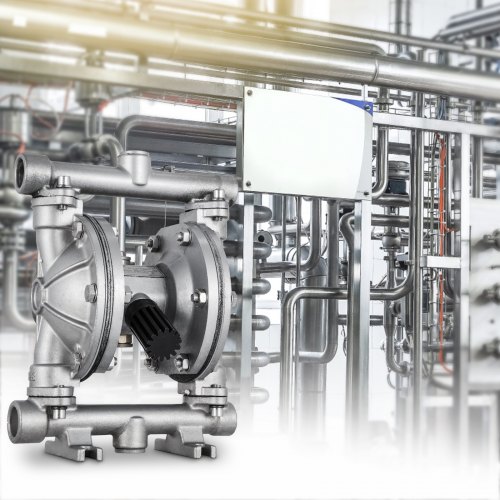Luftbetriebene Doppelmembranpumpe 12 GPM mit 1/2 Zoll Einlass und Auslass