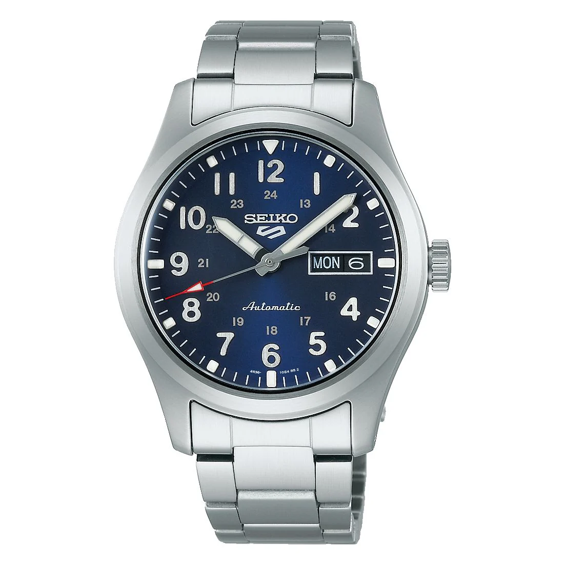 Orologio Seiko 5 sports SRPG29K1 stile militare blu