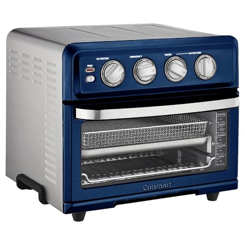Cuisinart TOA 70NV AirFryer Toaster Oven with Grill, Navy Blue Bundle with 1 YR CPS Enhanced Protection Pack: Home & Kitchen