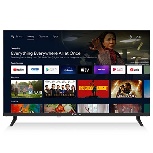 Caixun Smart TV 32 Pollici Android TV, HD Televisori con WiFi, Bluetooth, 3 HDMI, 2 USB, Senza Cornice, EC32V1HA : Amazon.it: Elettronica