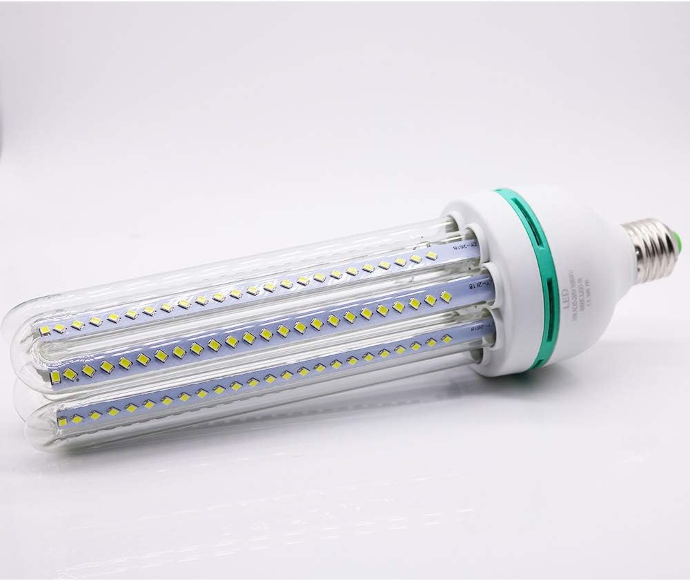 Xindaxin® E27 Mais Glühbirne Beleuchtung LED Leuchtmittel,Nicht dimmbar,36W 6000K Kaltweiß,Geringer Stromverbrauch,20er-Pack