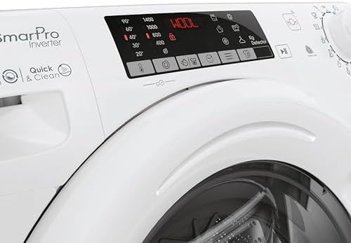 Candy Smart Pro Inverter Lavasciuga Slim 6+4 Kg, Libera Installazione, 1400 Giri, Classe A-20%, Programmi Rapidi, Connessa, App hOn, AxLxP 85x60x45, Bianca - COW 4644TWM61-S