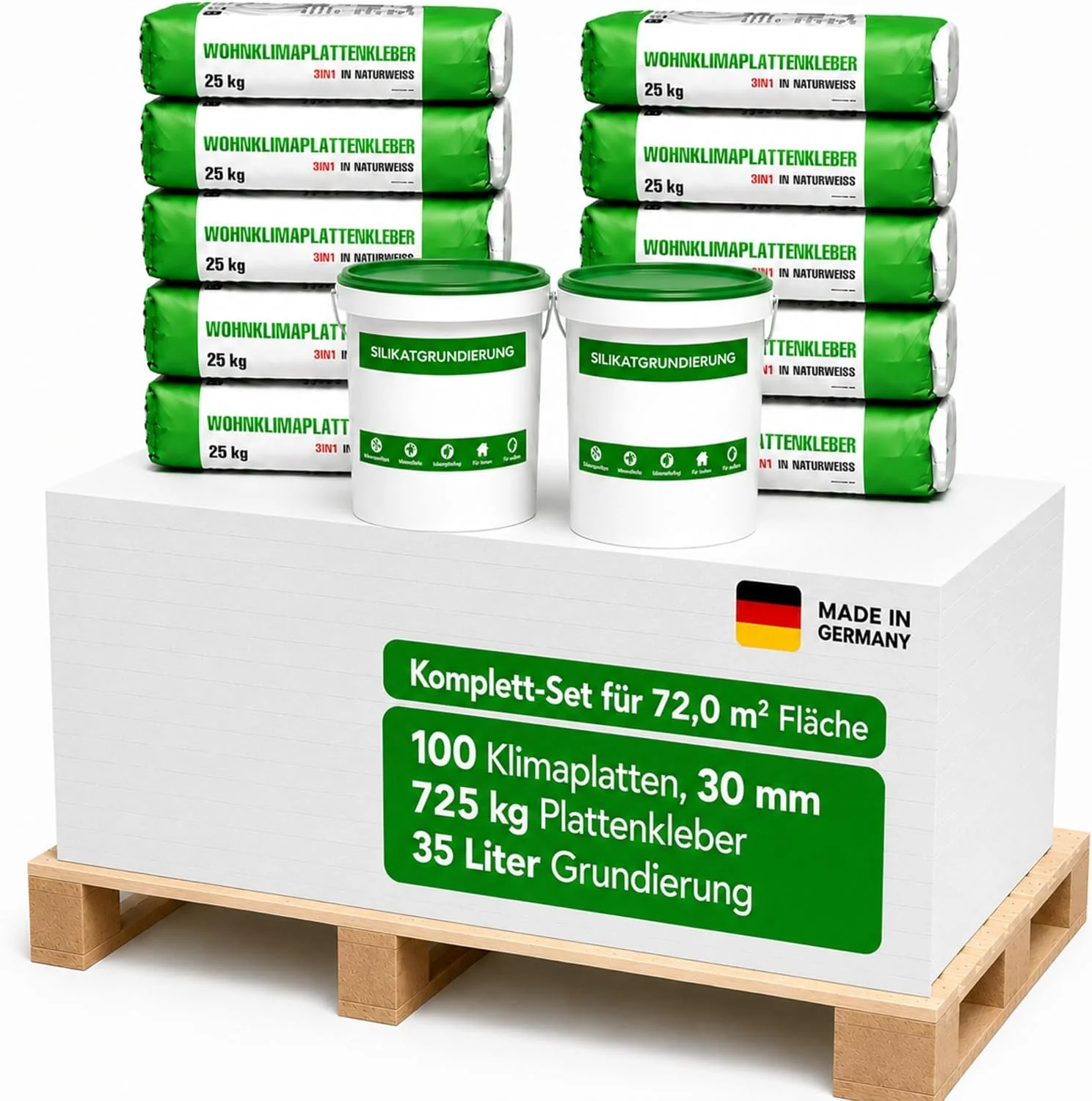 Klimaplatte 30mm Calciumsilikat Dämmplatte für innen