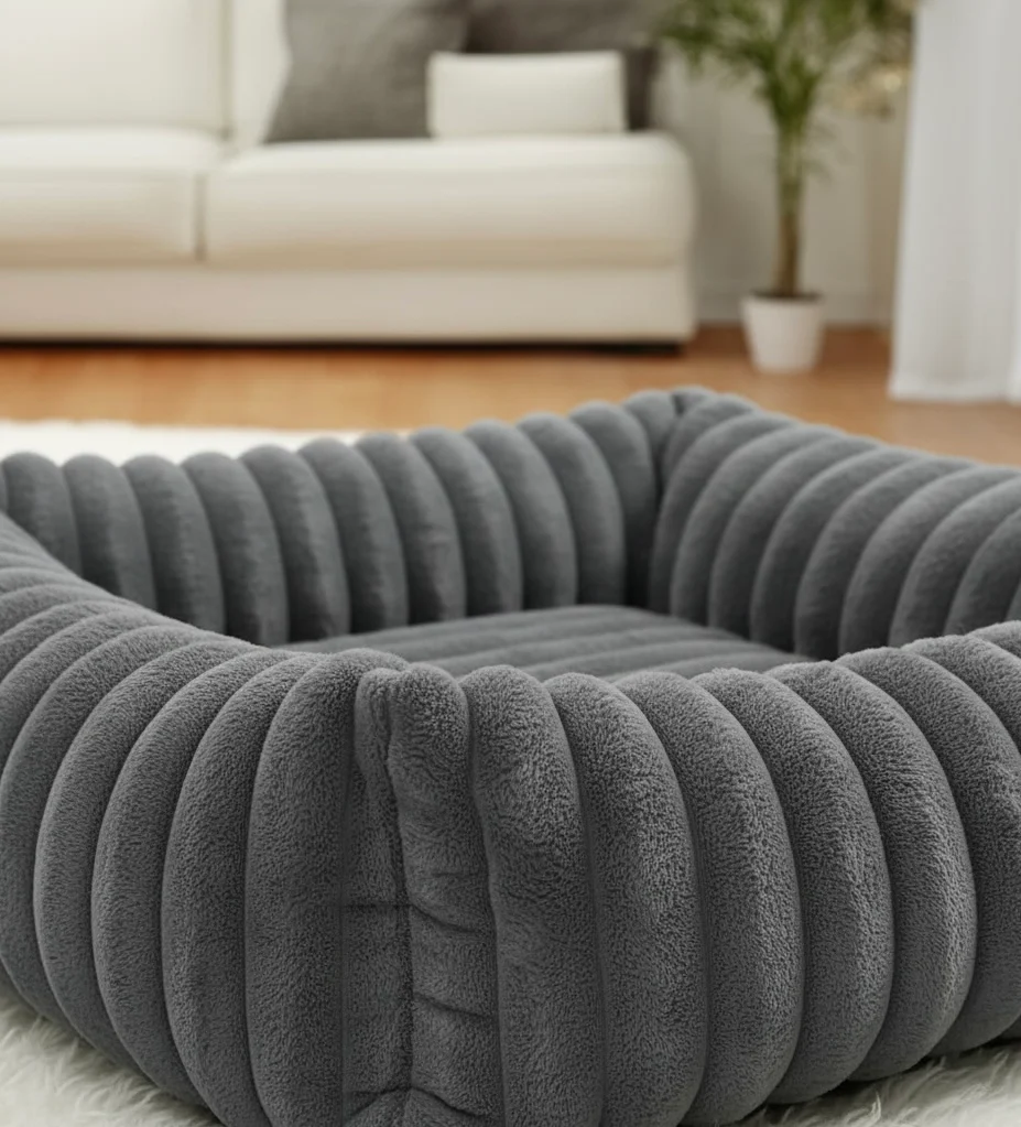 Orthopedic Dog Bed | Foam Base & Raised Edges | Small & Medium | 5 Colors | Hand Washable