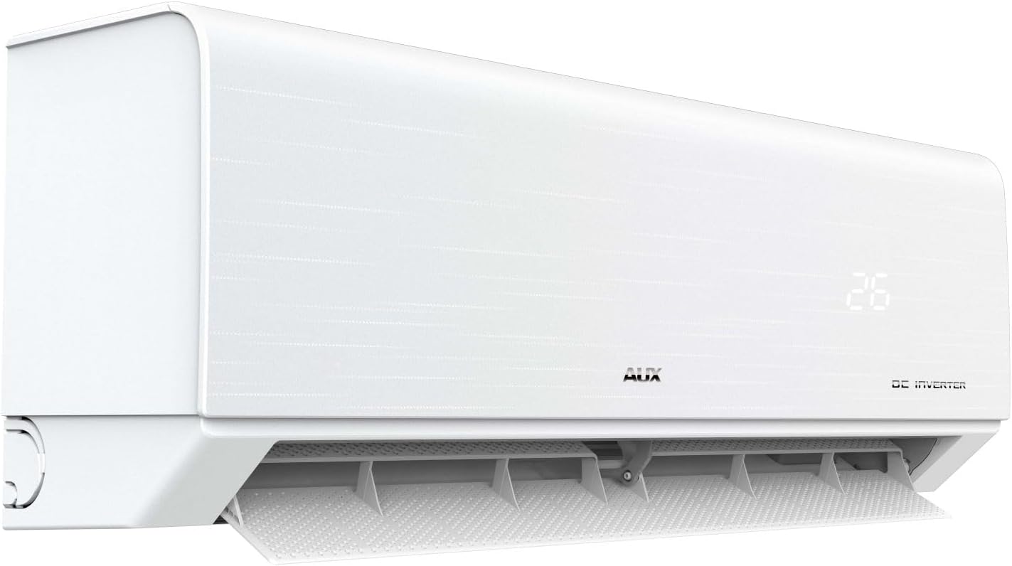 A++ AUX Klimaanlage Set Multi Split 18000 BTU (5,3kW) – Außengerät + 2x 9000 BTU Wandgerät mit WLAN – R32 Kältemittel – Mattweiß – leise Klimaanlage für 2 Räume – anschlussfertig