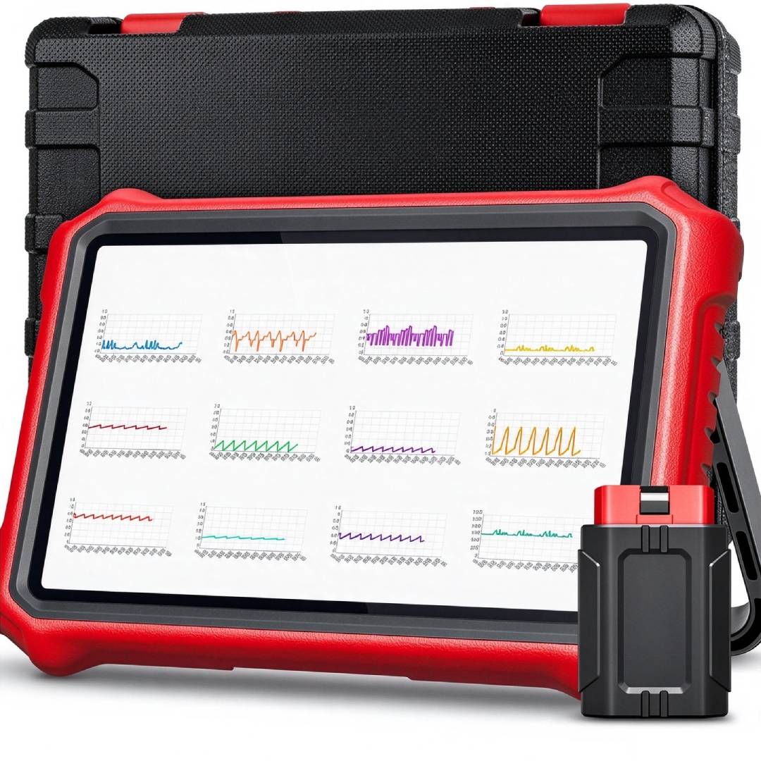 OBD2 Diagnosegerät K8 PRO Bluetooth mit Bi-Direktionaler Steuerung, ECU-Kodierung und 42 Reset-Diensten, Alles-System-Diagnose für V.A.G, FCA, CAN FD