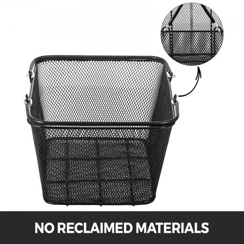VEVOR Mesh Einkaufskörbe mit Griffen Metall Einkaufskorb 12PCS Tragbare