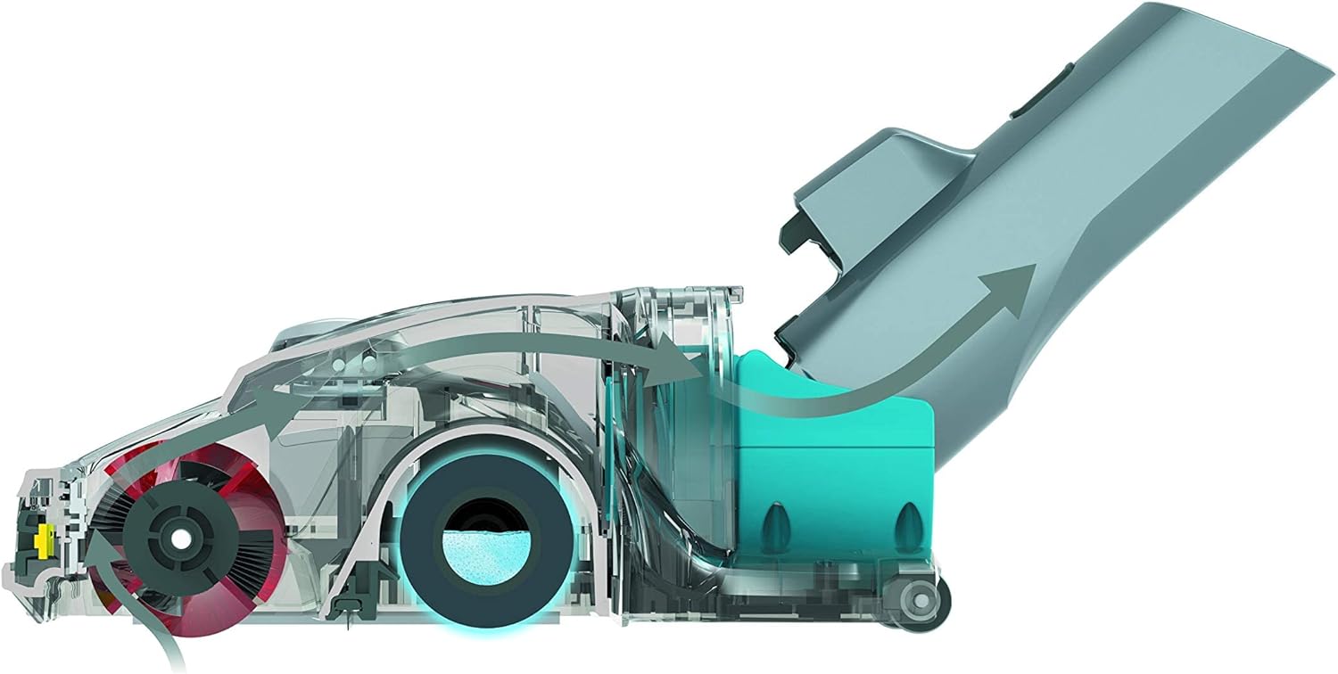 Hoover HF522YSE 011 Aspirapolvere a bastone 2 in 1 Batteria Secco e bagnato Micro Senza sacchetto 0,45 L 330 W Grigio