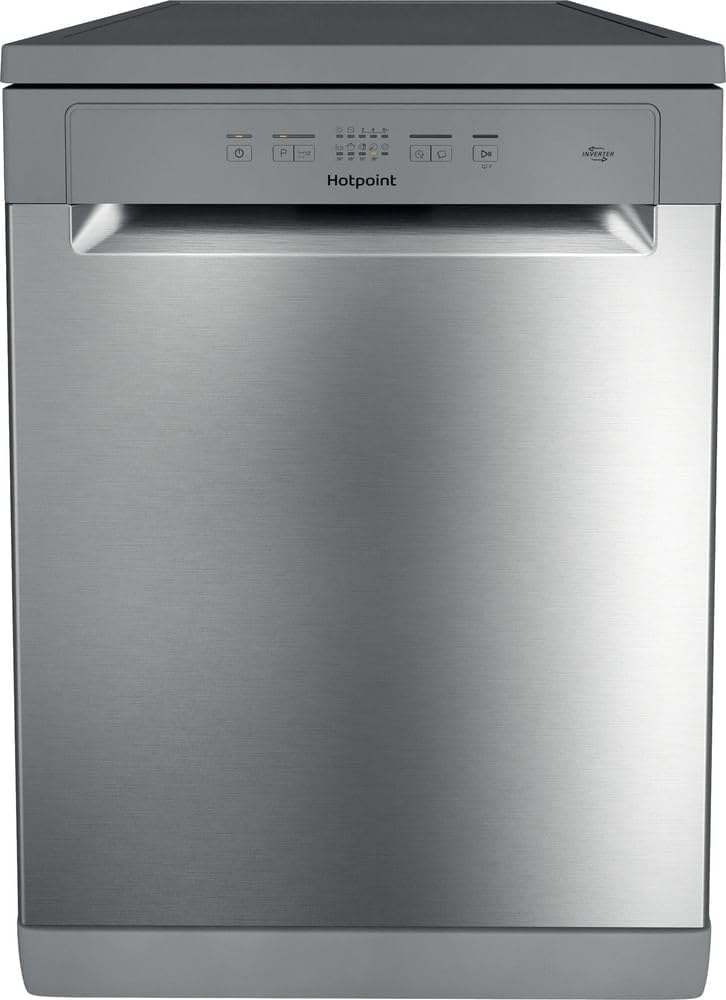 Hotpoint Ariston - Lavastoviglie 14 coperti, 60 cm, Inox [Classe efficienza energetica] - H2F HL626 X