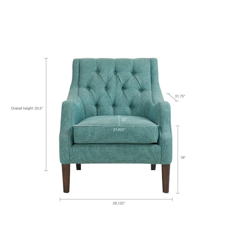 Modern Button Tufted Accent Chair