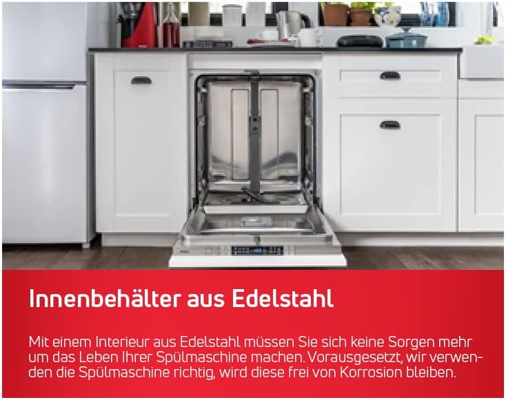 Amica Einbau-Geschirrspüler EGSPV 597 910 / vollintegriert / 60 cm breit / 5 Programme, 12 Maßgedecke/Startzeitvorwahl