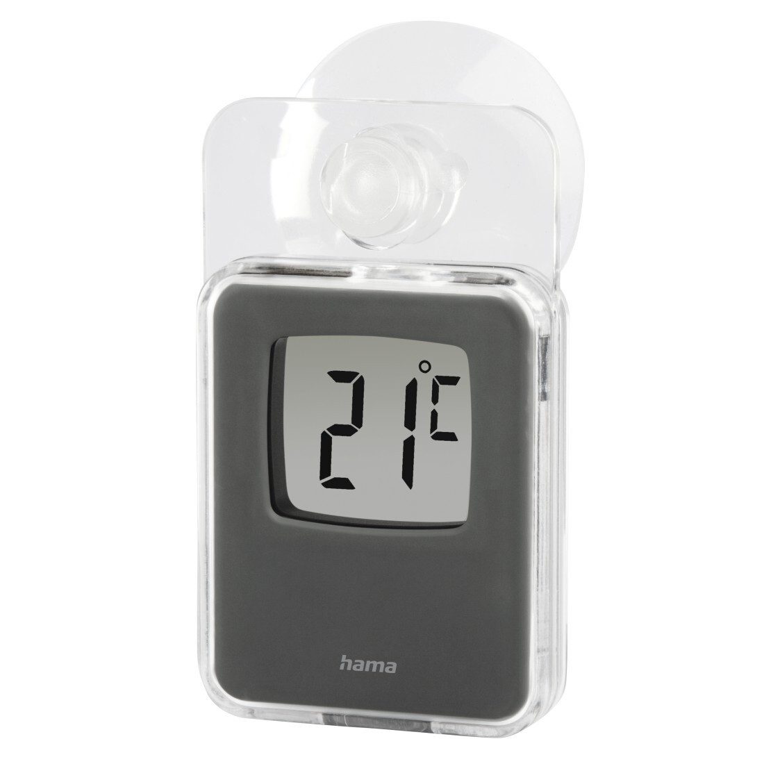 Raumthermometer Thermometer für innen und außen, digital, 7,5 x 4