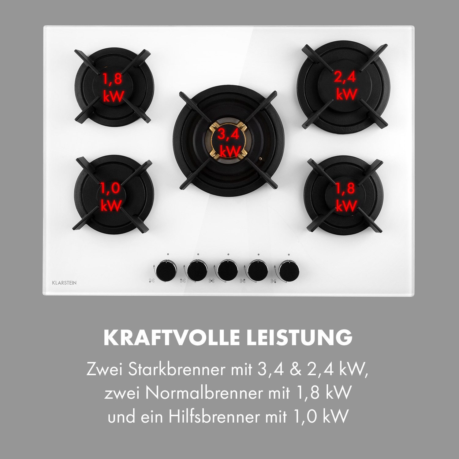 Gas-Kochfeld Goldflame 5