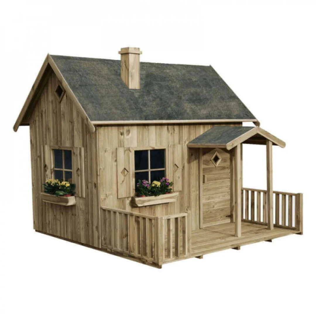 Casetta di legno da giardino gioco per bambini