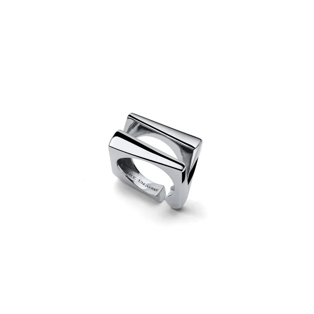 Anello Unoaerre argentato design 2759