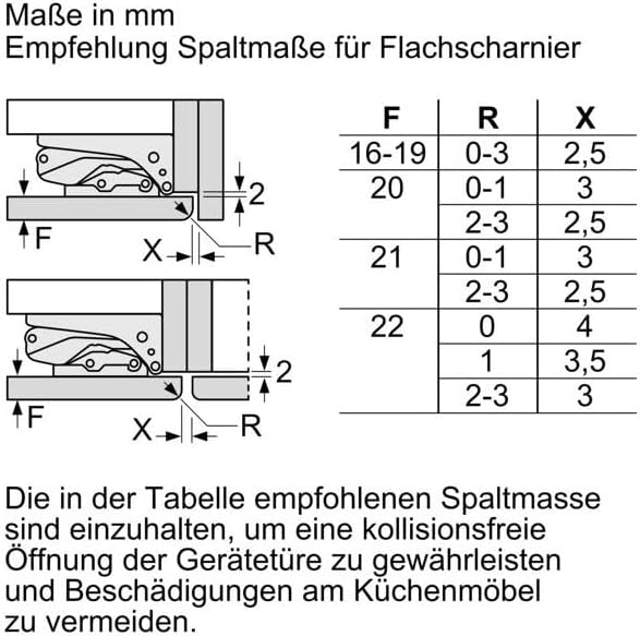 Bosch GIV11ADC0 Serie 6 Einbau-Gefrierschrank, 95 kWh, Jahr, 70 l, LowFrost, FreshSense, 72 x 56