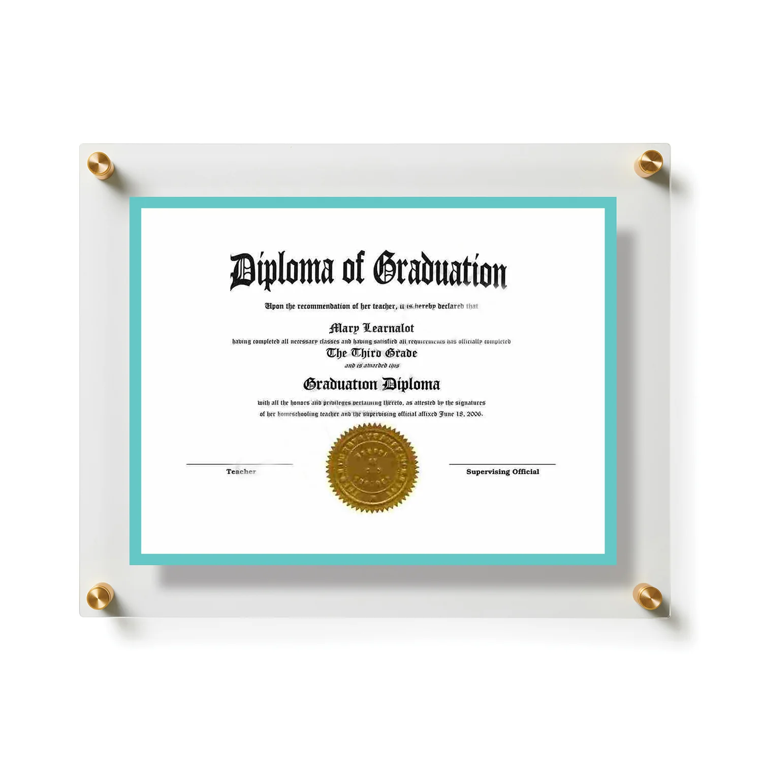 For the Recent Graduate: Diploma Frames - MD, JD, PharmD, DDS Degrees