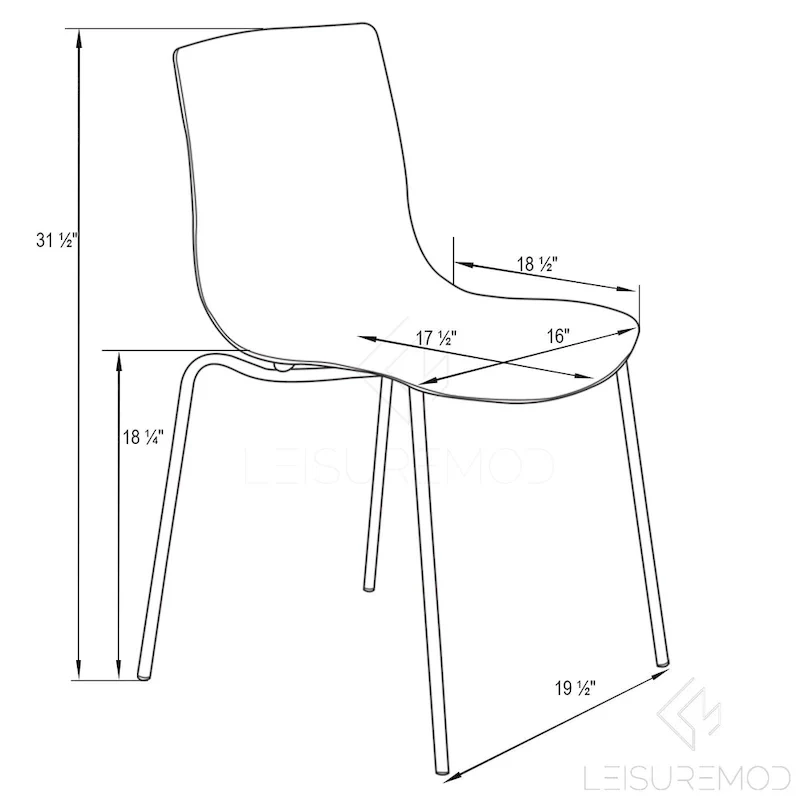 Acrylic Dining Chair with Chrome Legs Modern Accent Side Chair Water Ripple Design Seats