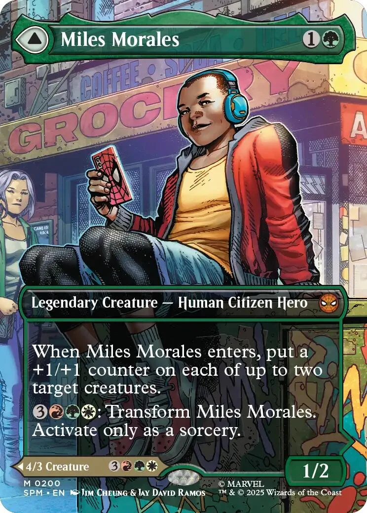 Miles Morales (0200) (Borderless) (200) (SPM)