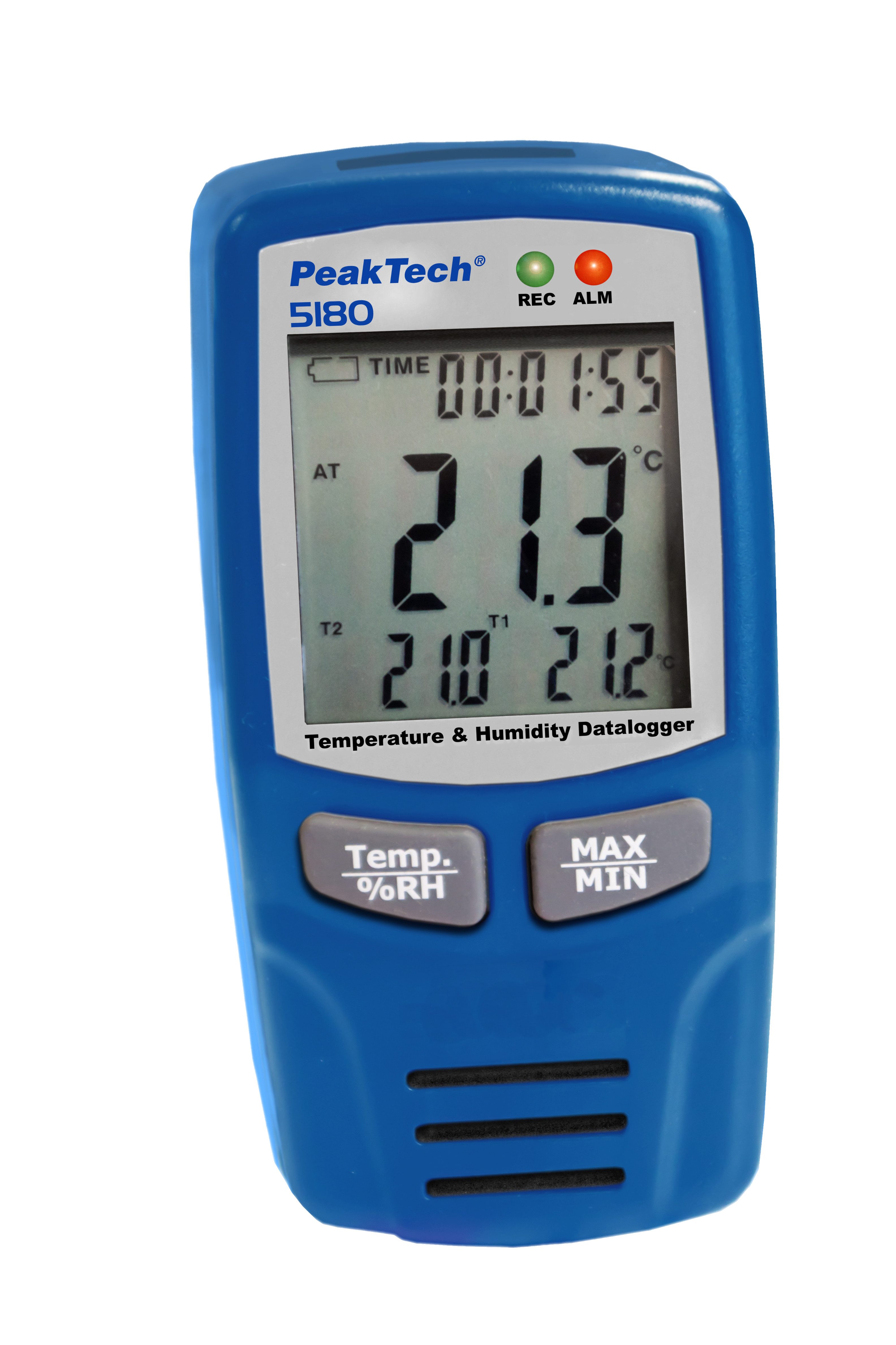 Klimamesser Temperatur- und Luftfeuchtigkeits-Datenlogger -40.+70°C