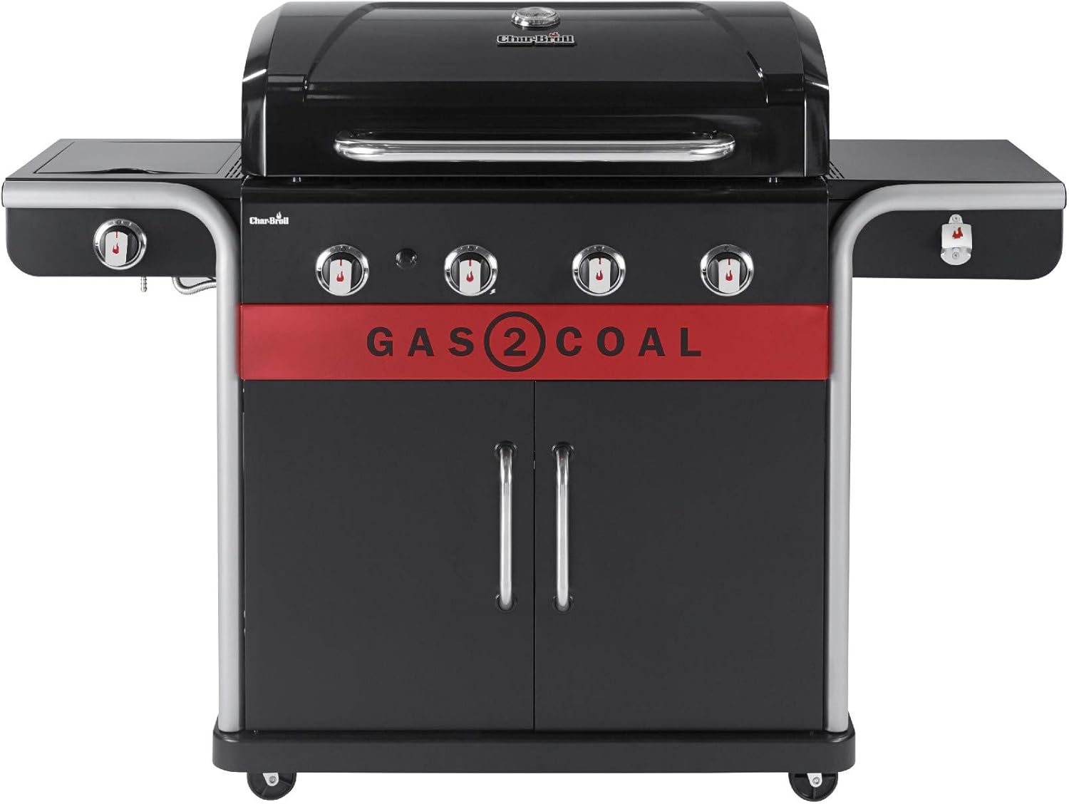 Char-Broil Gas2Coal 440 - Barbecue a gas, colore: Nero