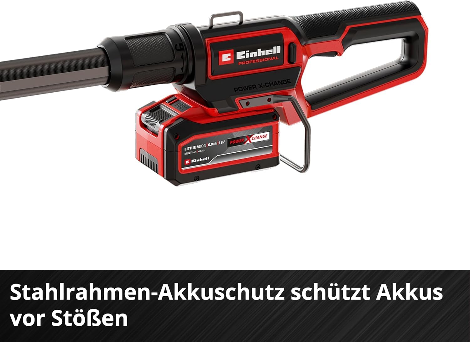Akku-Multifunktionswerkzeug GP-HC 18/5020 Li T BL-Solo mit 2-in-1-Aufsätzen, Heckenschere 50 cm und Hochentaster 18 cm