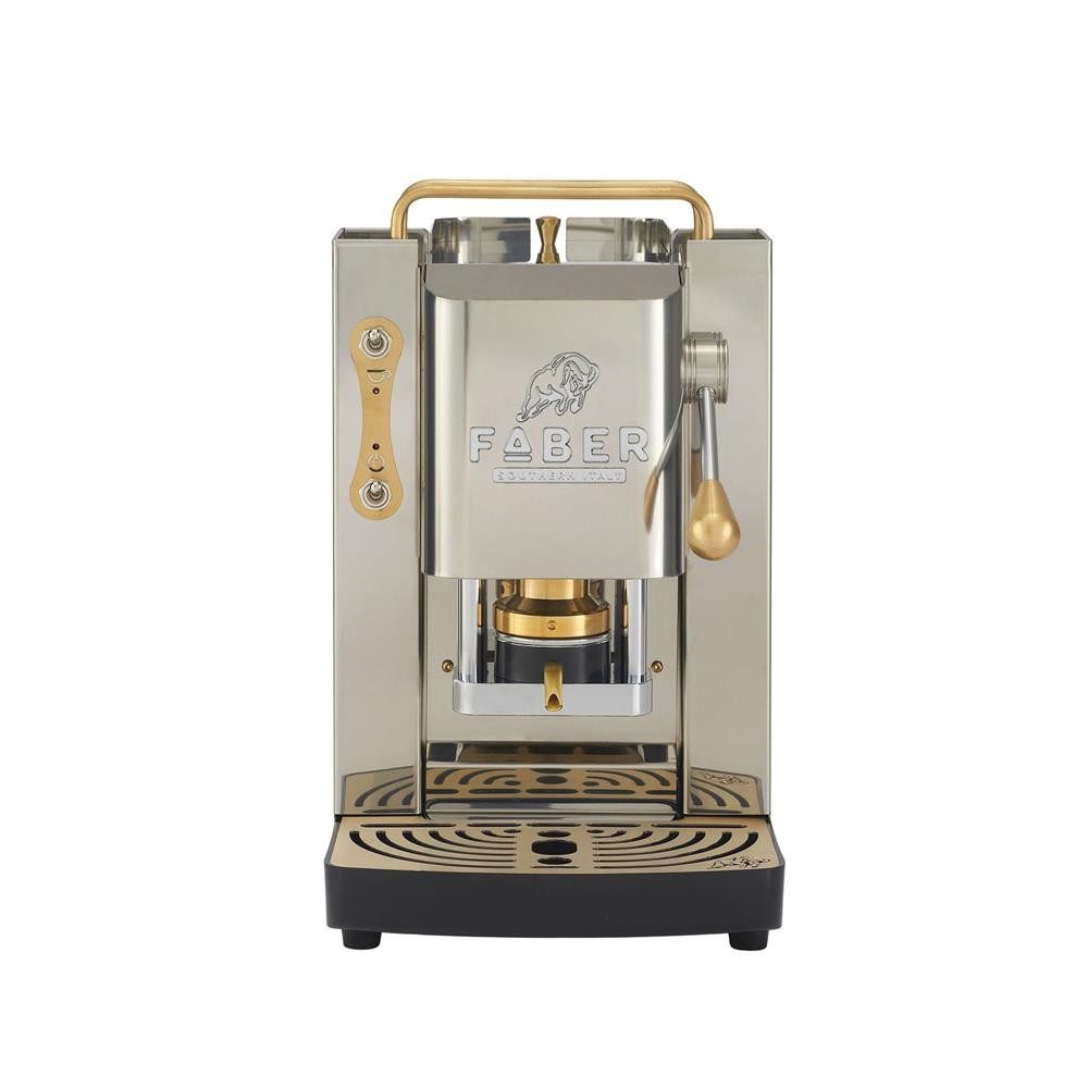 Espressomaschine Pro Inox Deluxe Glossy Kaffeepadmaschine