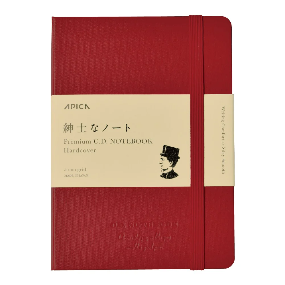 Apica Premium C.D. Hard Cover Notebook - A6 - Grid