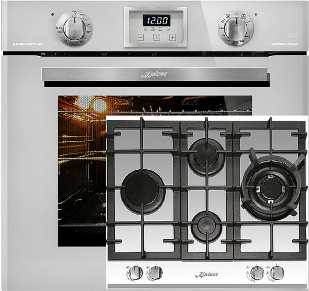 Backofen-Set EG 6374 W + KCG 6394 W....