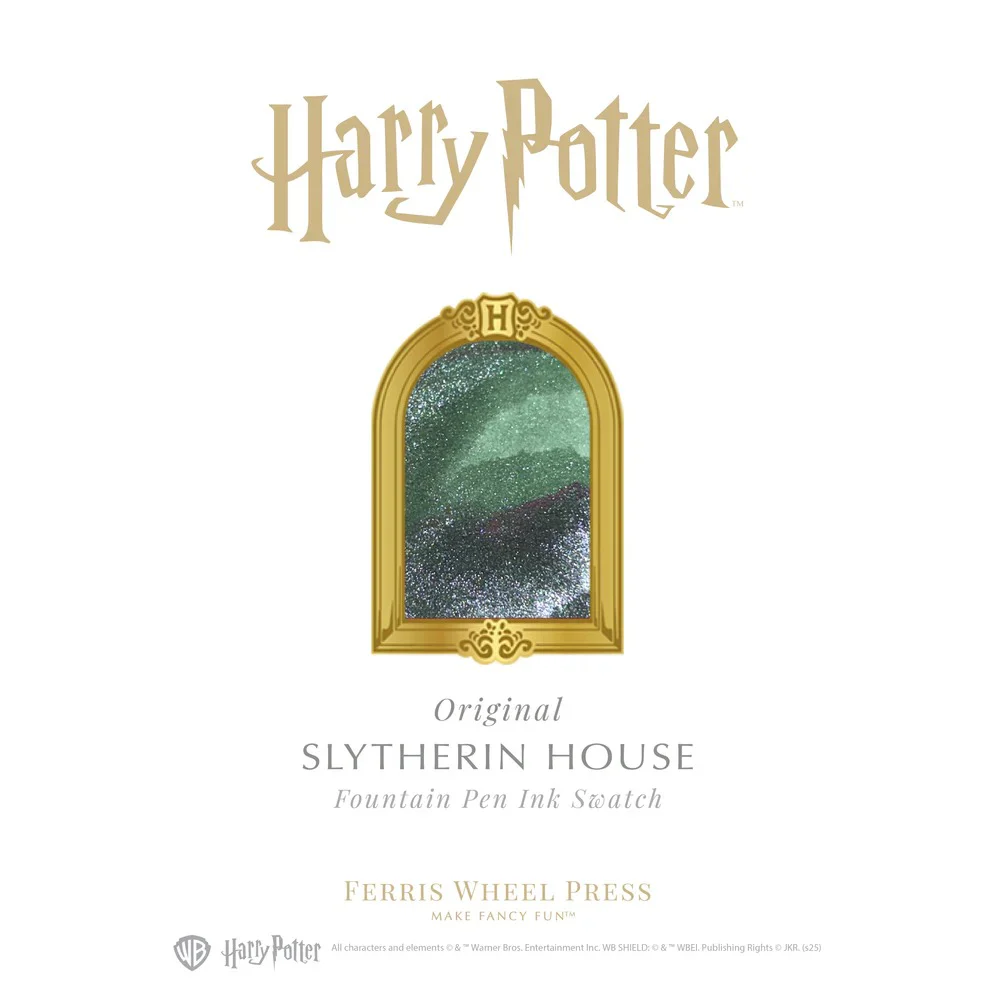 Ferris Wheel Press X Harry Potter Houses of Hogwarts? Fountain Pen Ink - Slytherin House