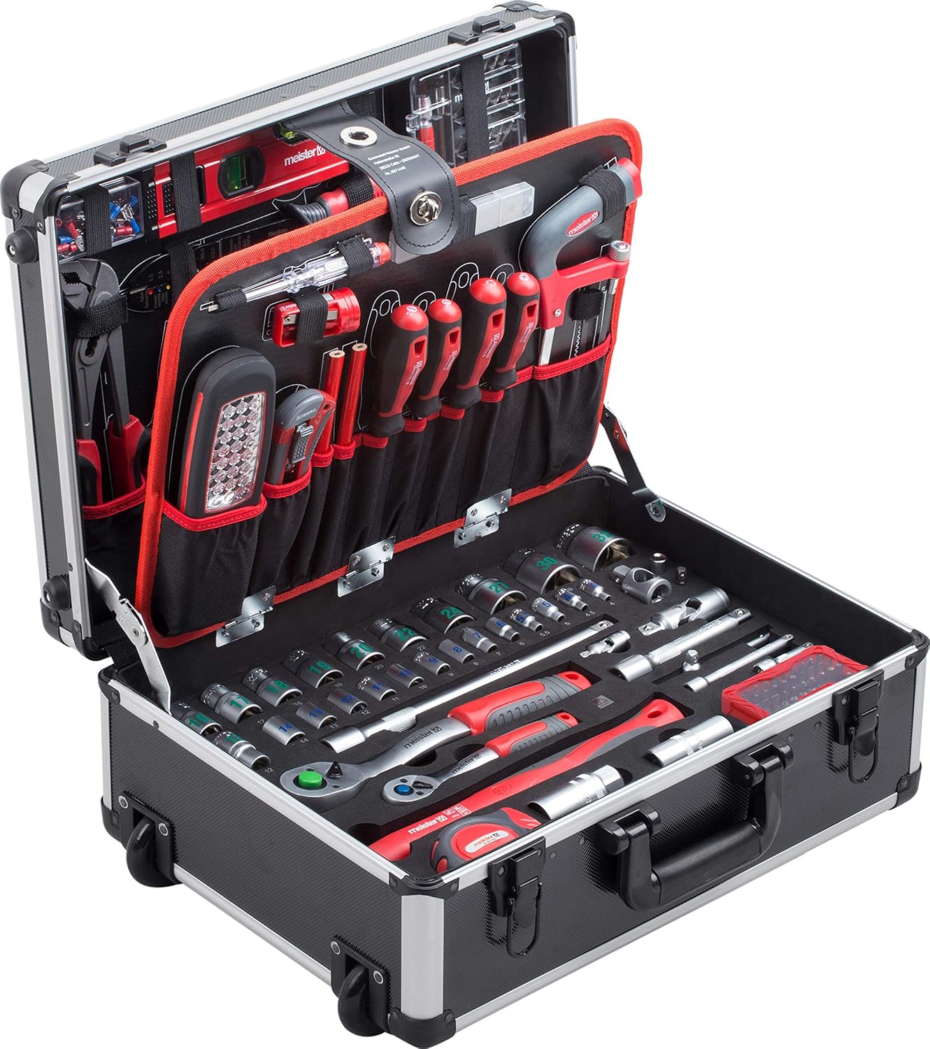 Meister Trolley con attrezzi, 156 pezzi, 8971440