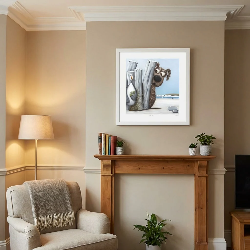 'Can I Have My Ball Back' �C Framed Print by Simon Clarke
