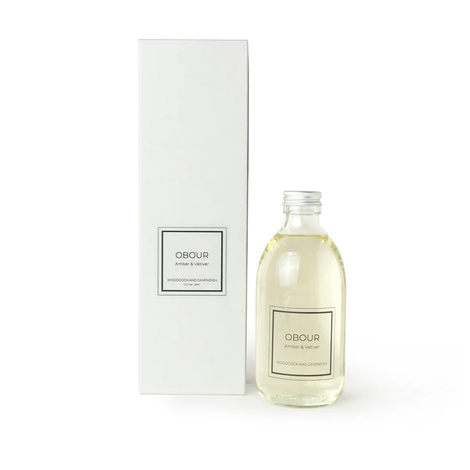 Obour Diffuser Refill a?? Musk, Amber & Lemon | 300ml