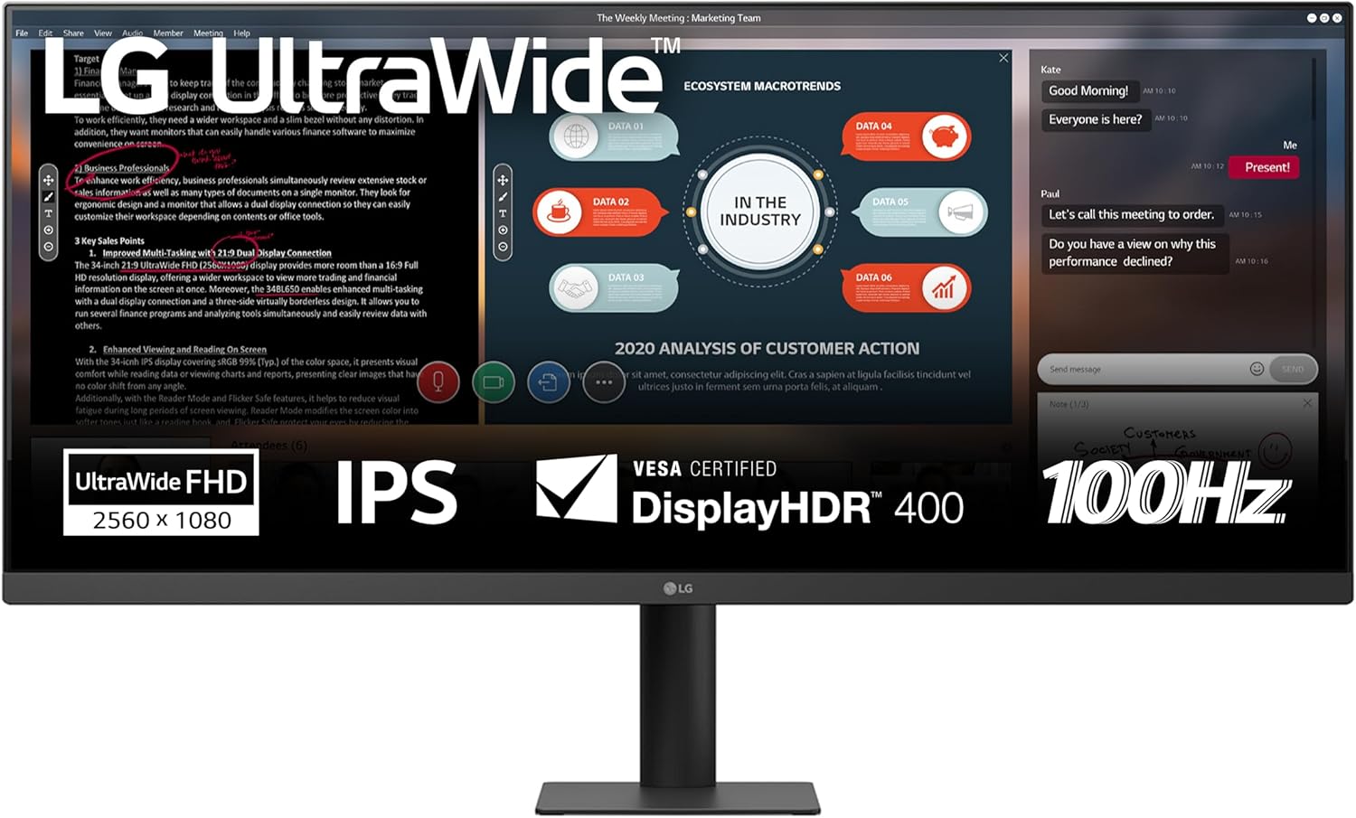 34U511A Monitor UltraWide 21:9 34