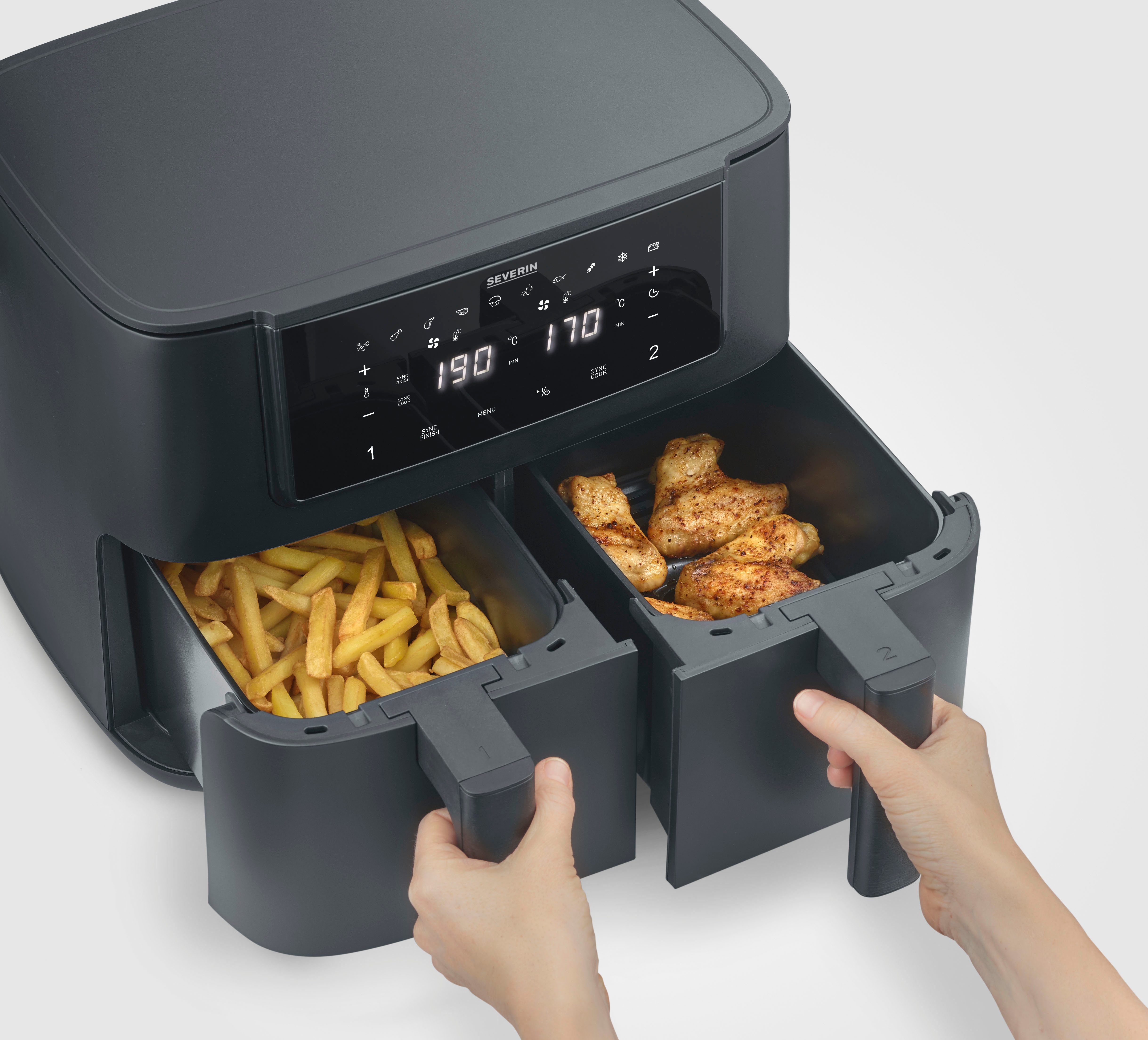 Heißluftfritteuse FR 2463 2 x 4 l 