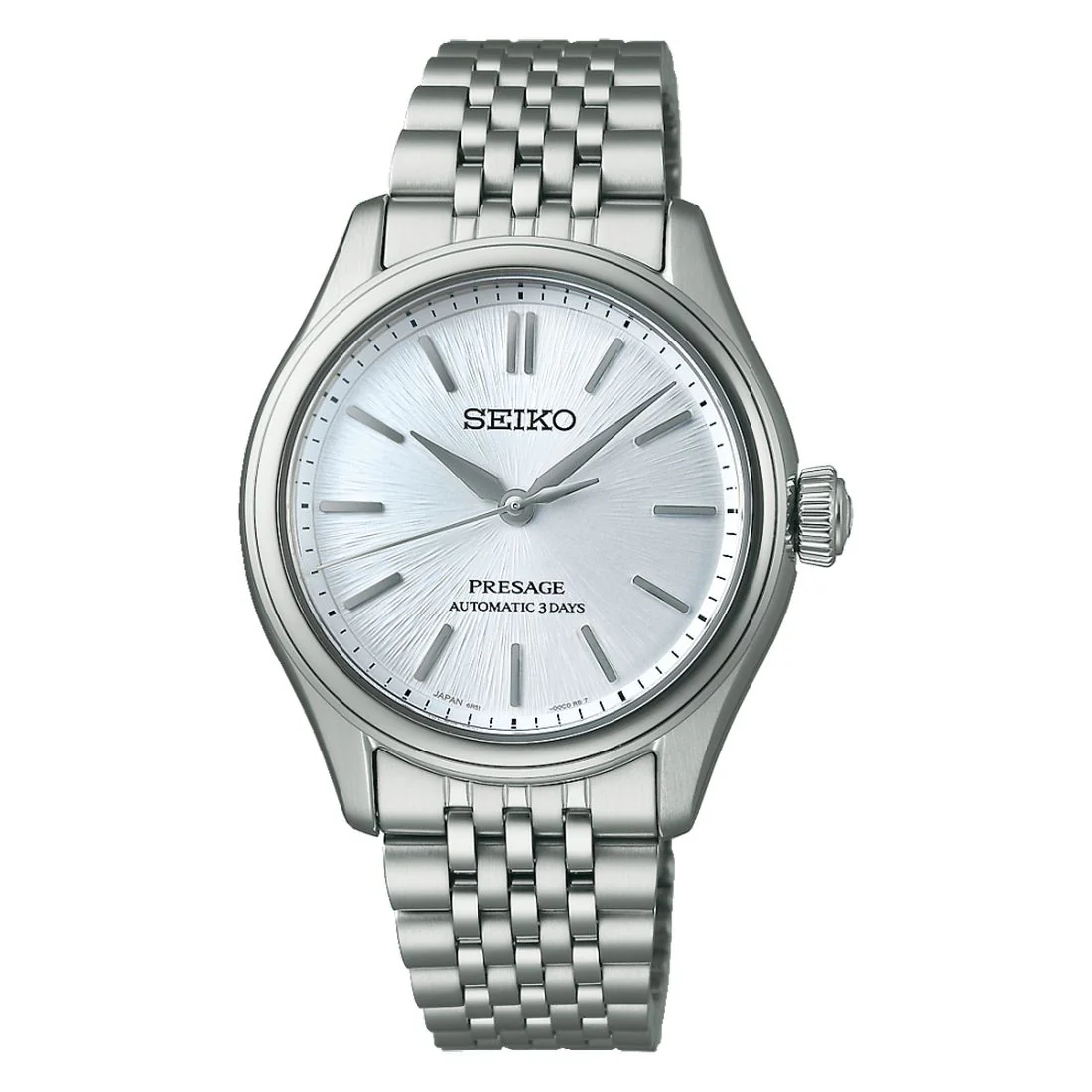 Orologio Seiko Presage Classic Series Automatico quadrante silver SPB521J1